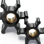 Vanshly Pump Impeller Brass Rubber Utility Pump Replacement-0