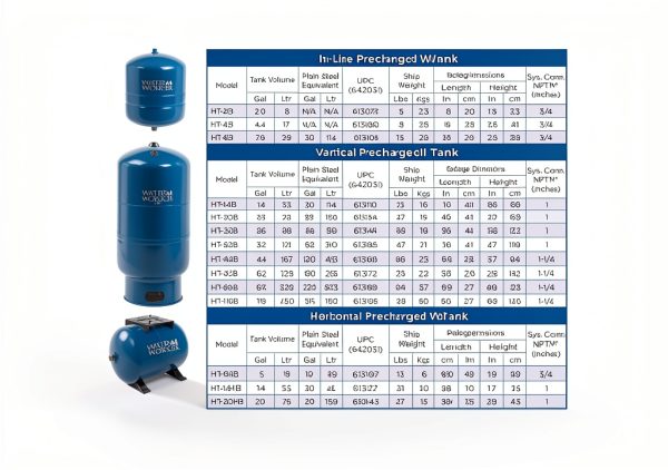 Water Worker HT-30B Pressure Tank Steel ANSI NSF Certified-7