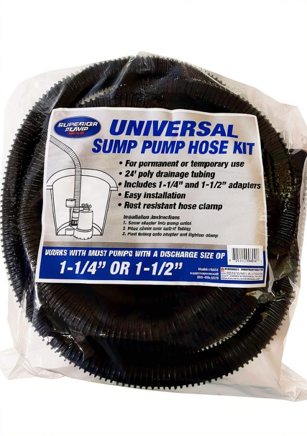 Superior Pump Drain Hose 24ft Thermoplastic Universal-1