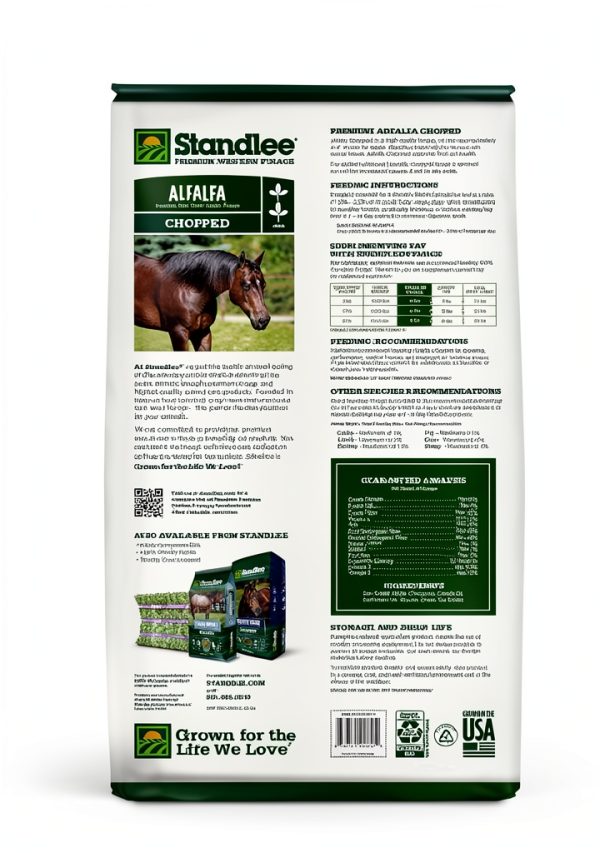 Standlee Alfalfa Chopped Forage Horse Food Dental Health-1