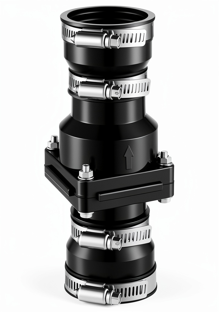 Tellingyou sump pump check valve installed in a basement plumbing system