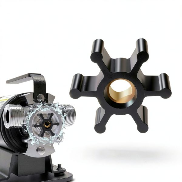 Vanshly Pump Impeller Brass Rubber Utility Pump Replacement-3