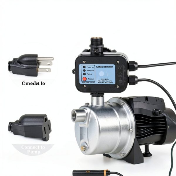 MARSTEK Automatic Water Pump Control Switch Black EPC-1-3