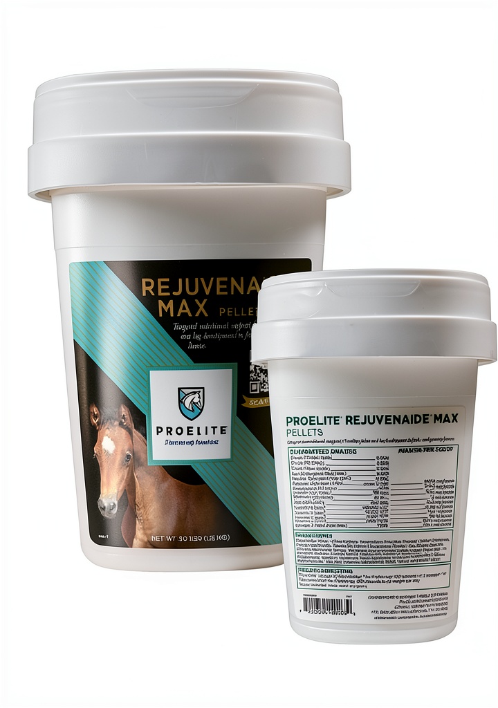 Cargill horse food pellets in a feeding bucket