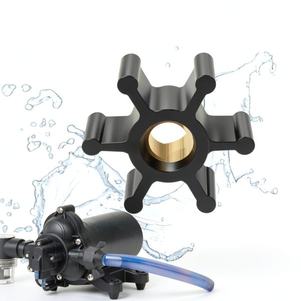 Vanshly Utility Pump Replacement Impeller Brass Rubber D-6