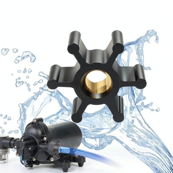 Vanshly Pump Impeller Brass Rubber Utility Pump Replacement-6