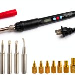 60W Digital Soldering Iron Heat Set Insert Tool with Extra Soldering Tips and Heat Set Insert Tips-0