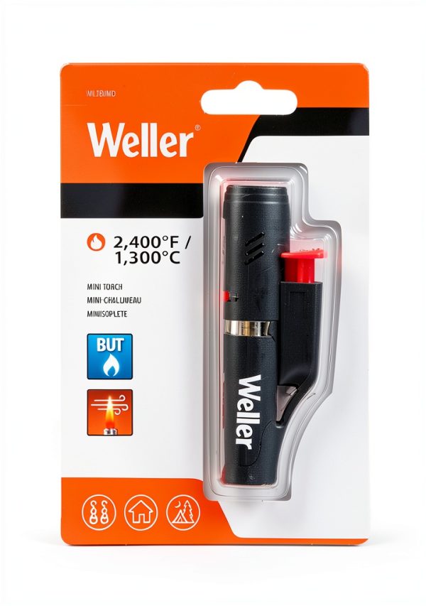 Weller WE-WLTBUM2 Mini Butane Torch, Blue-3