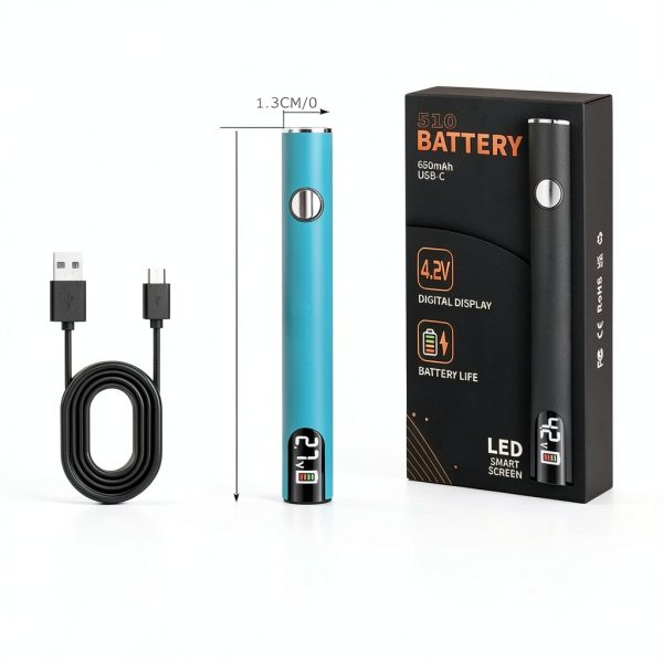 510 Thread Battery Cart Pen 650mAh USB Soldering Iron LONGYUHAO-1